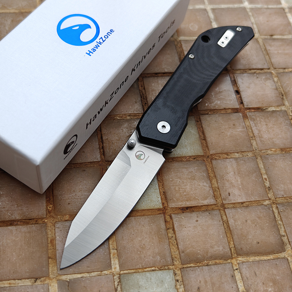 Bushcraft Knife Fixed - HawkZone Black Eagle Utility Knife AxisL