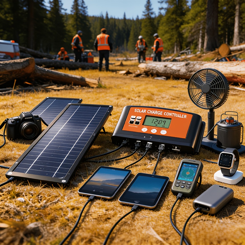Solar Emergency Charger - 2026 New 18V 100A Solar Panel