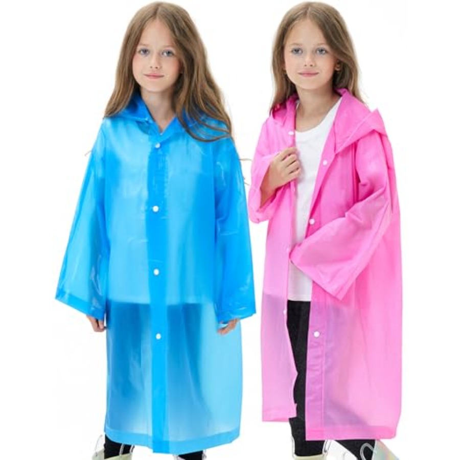 2 Pack Reusable Waterproof Rai - огляд і ціна Emergency Poncho Rain
