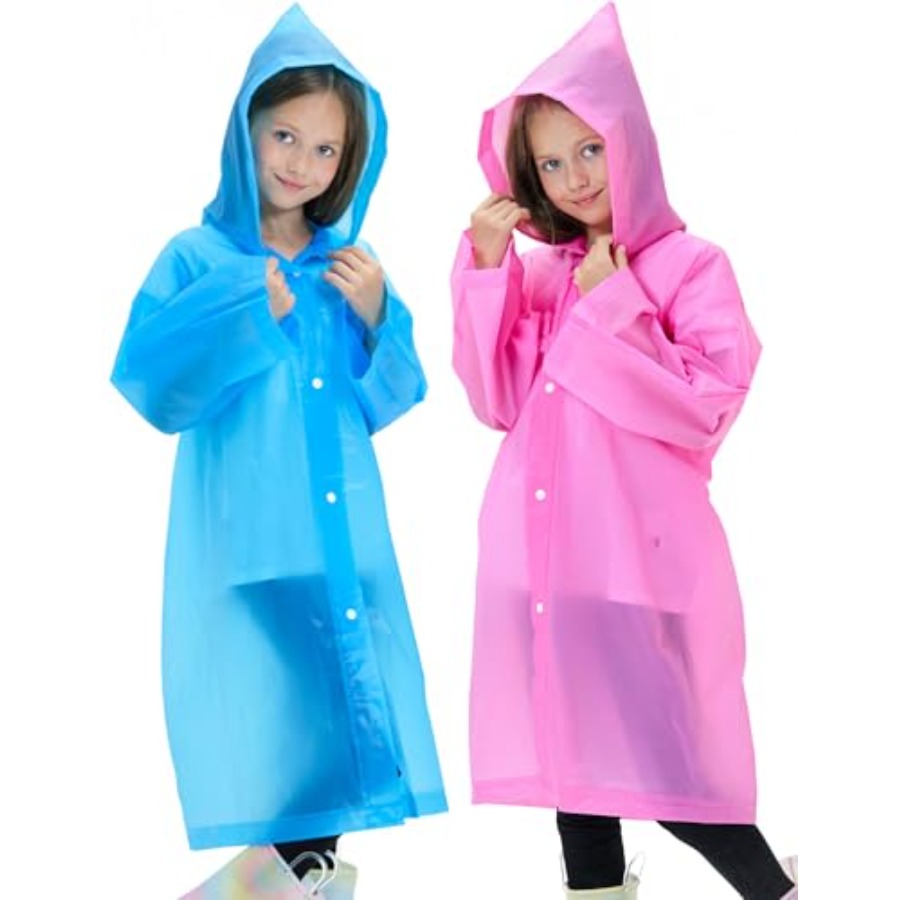 2 Pack Reusable Waterproof Rai - огляд і ціна Emergency Poncho Rain