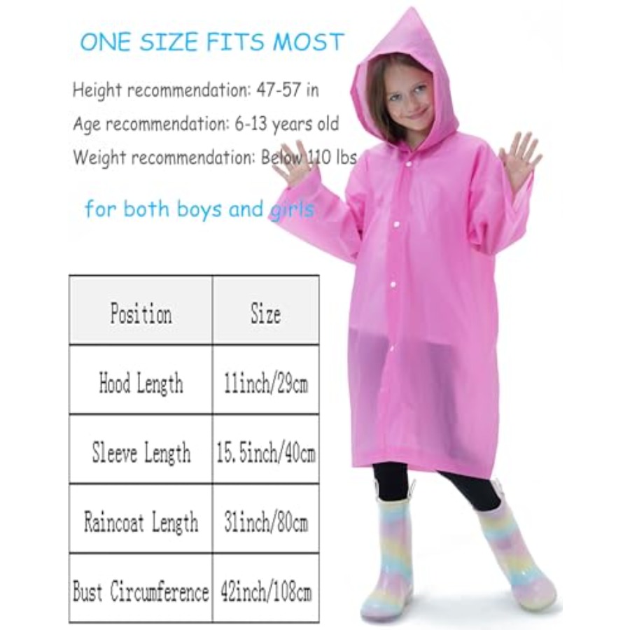 2 Pack Reusable Waterproof Rai - огляд і ціна Emergency Poncho Rain