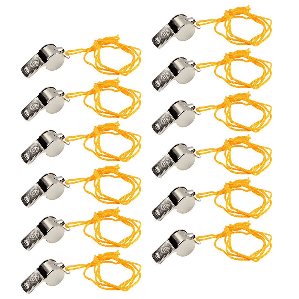 12Pcs Premium Metal Whistle Lo - огляд і ціна Emergency Whistle Loud