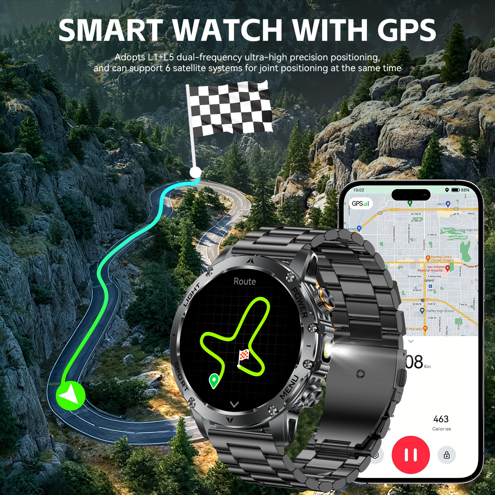 2025 New GPS Outdoor Sports Sm - огляд і ціна Compass Lensatic