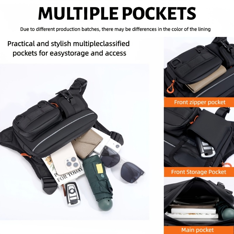 Men's Tactical Chest Bag, Runn - огляд і ціна Fishing Kit Compact