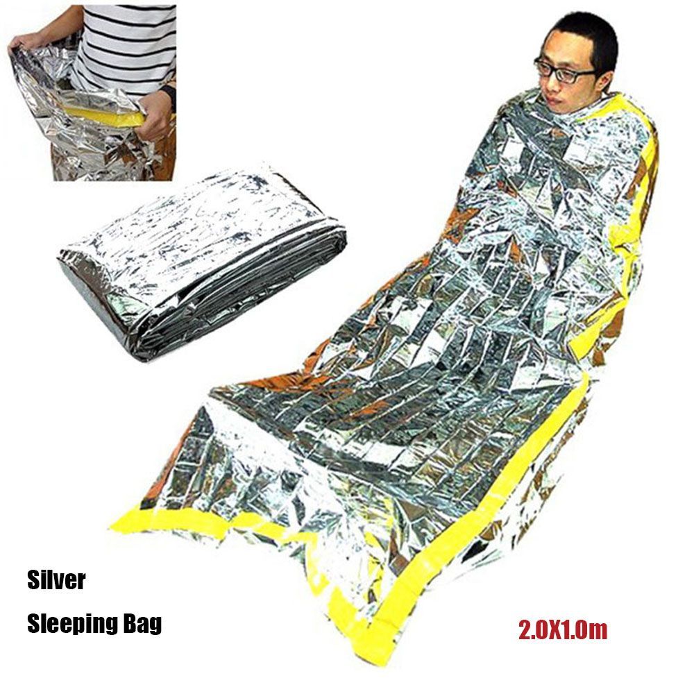210x90cm Waterproof Portable R - огляд і ціна Survival Blanket Reflective