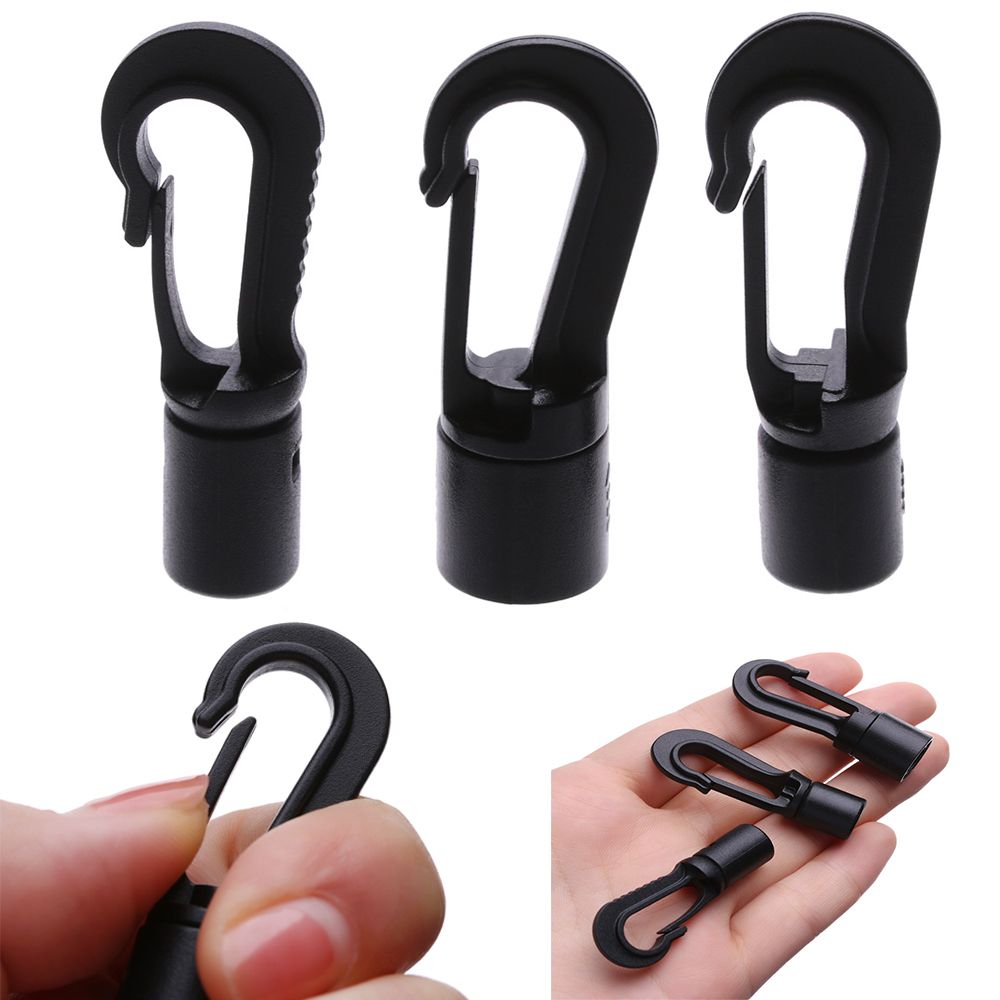 5/10pcs Plastic Snap Hook Clip - огляд і ціна Fishing Kit Compact