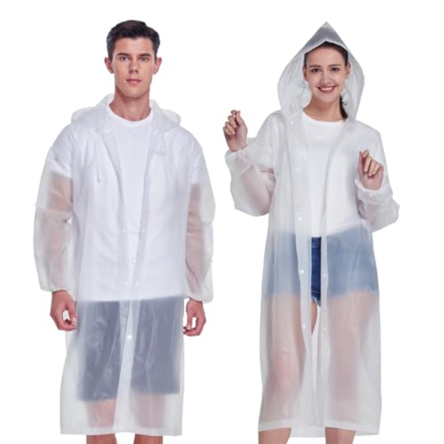 2 Pack Waterproof Rain Ponchos - огляд і ціна Emergency Poncho Rain