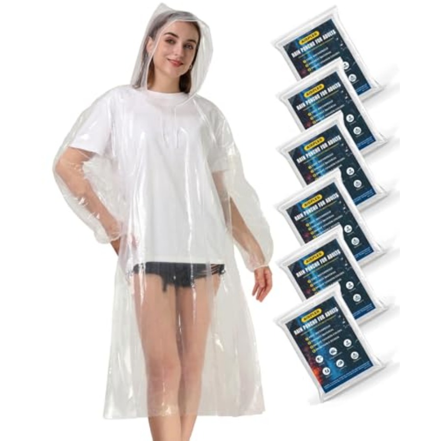 Disposable Rain Ponchos for Ad - огляд і ціна Emergency Poncho Rain