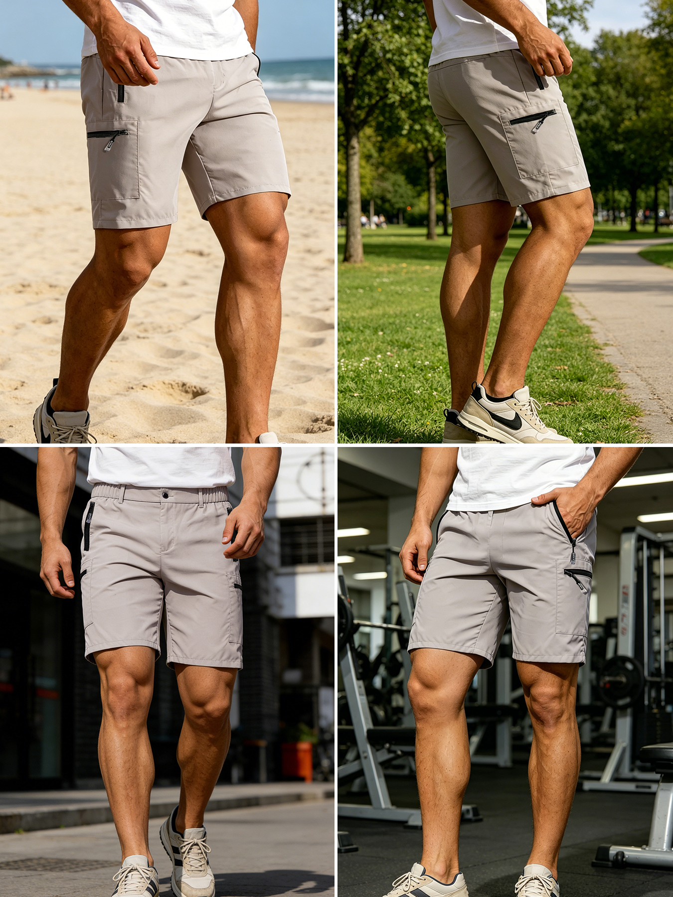 Men's Short Cargo Shorts Multi - огляд і ціна Fishing Kit Compact