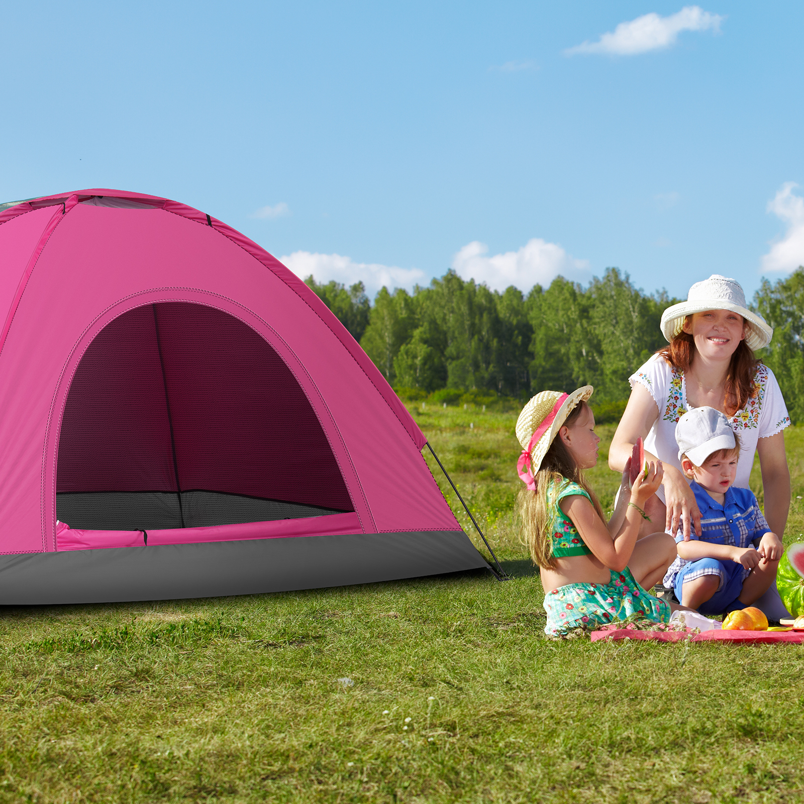 3 4 Person Camping Dome Tent W - огляд і ціна Emergency Mylar Tent