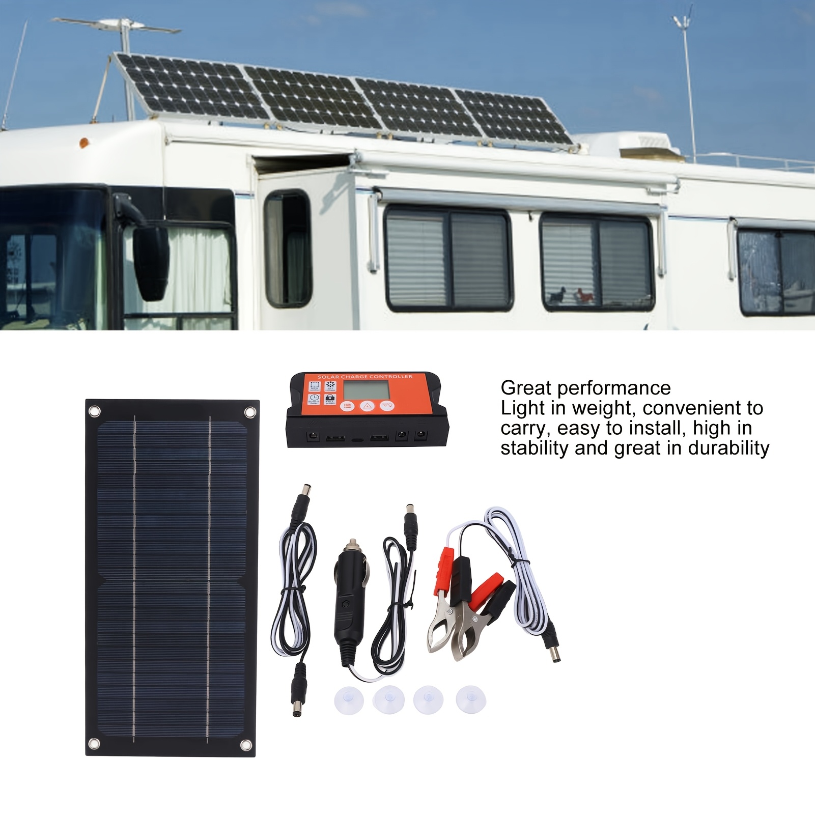 2026 New 18V 100A Solar Panel  - огляд і ціна Solar Emergency Charger