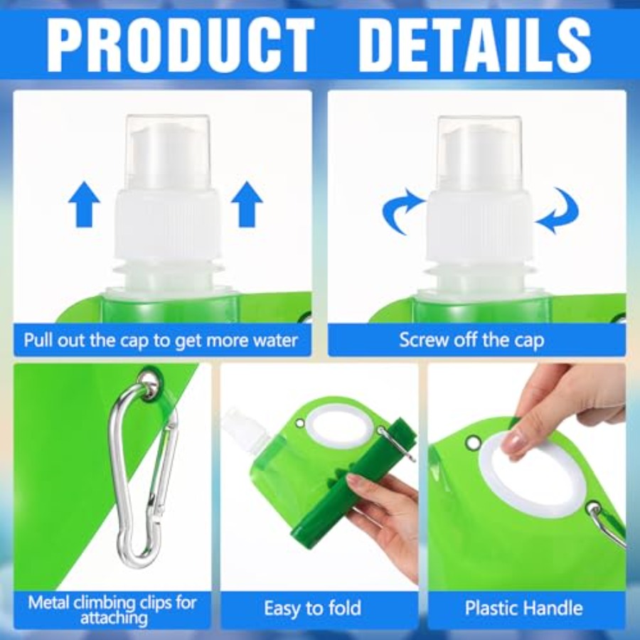 22 oz Collapsible Water Bottle - огляд і ціна Water Bag Collapsible