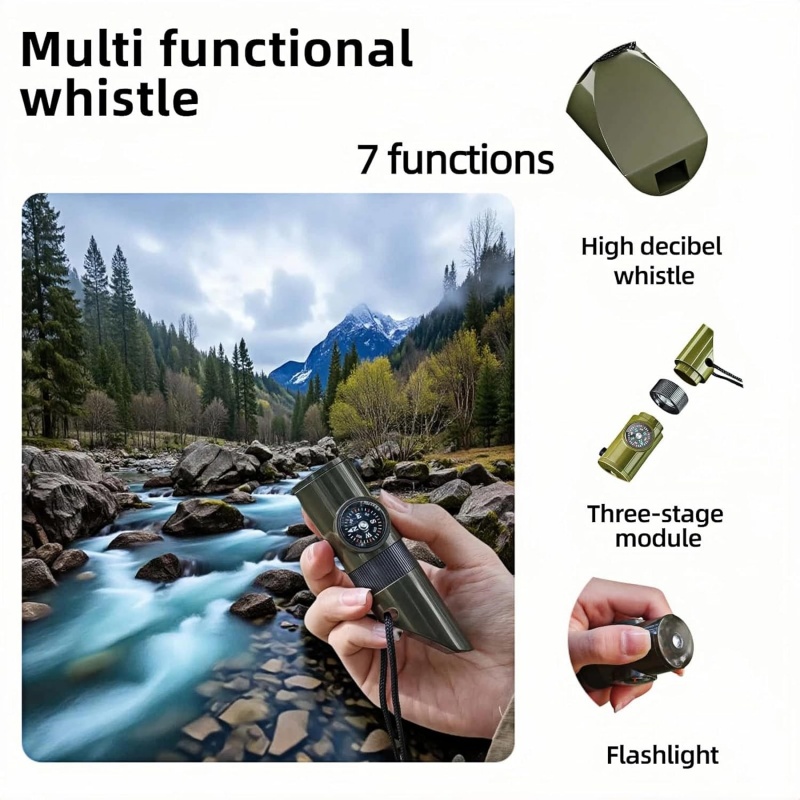 3-in-1 Emergency Whistles with - огляд і ціна Emergency Whistle Loud