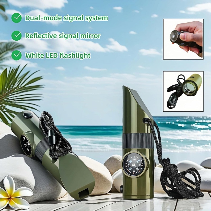 3-in-1 Emergency Whistles with - огляд і ціна Emergency Whistle Loud