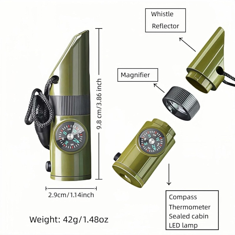 3-in-1 Emergency Whistles with - огляд і ціна Emergency Whistle Loud