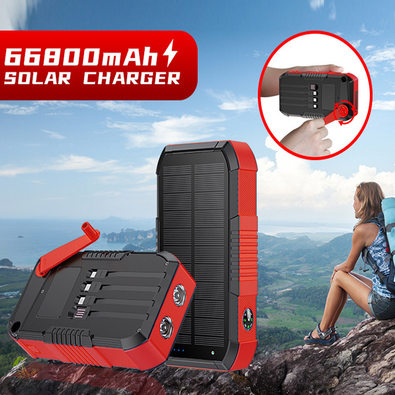 Hand Crank Solar Power Bank 66 - огляд і ціна Solar Emergency Charger