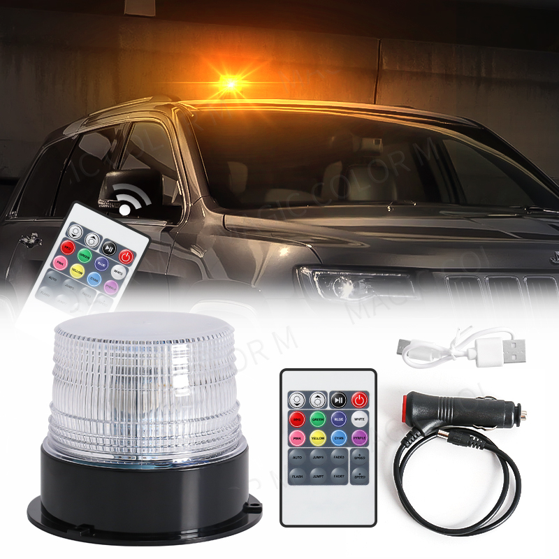 RGB LED Car Strobe Warning Lig - огляд і ціна Sos Light Strobe