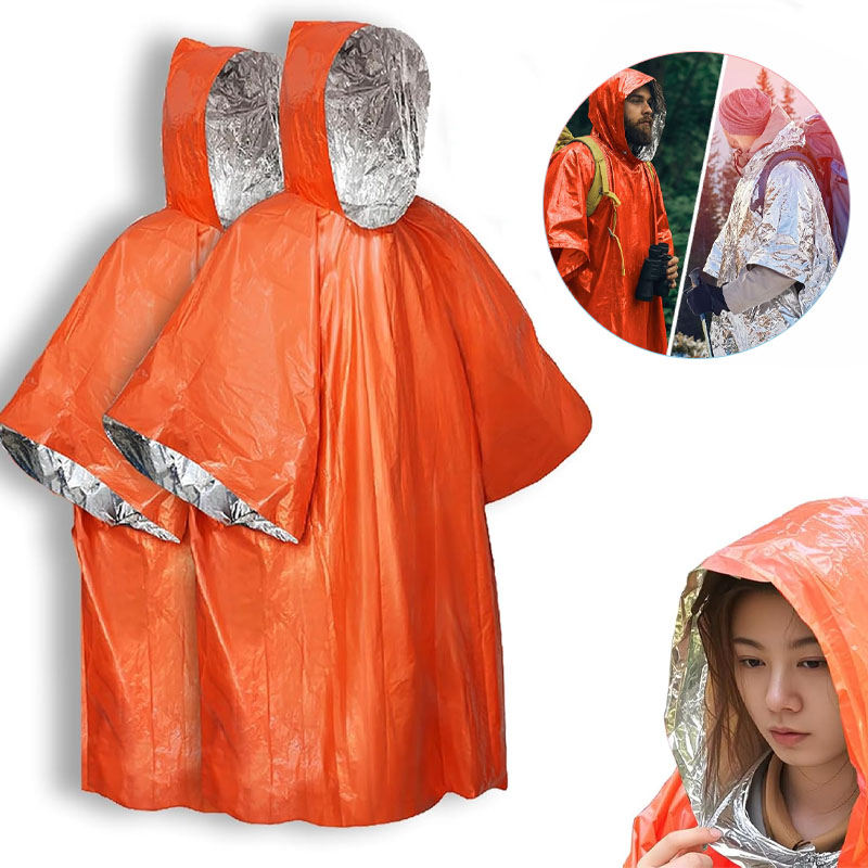 1-10PCS Compact Thermal Emerge - огляд і ціна Survival Blanket Reflective