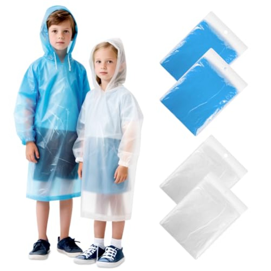 GAOHUI 4/6 Pack Disposable Rai - огляд і ціна Emergency Poncho Rain