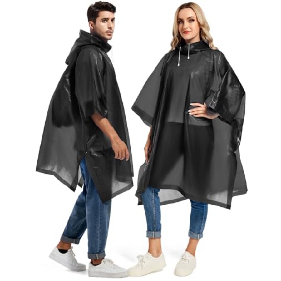 2 Pack Rain Ponchos for Adults - огляд і ціна Emergency Poncho Rain