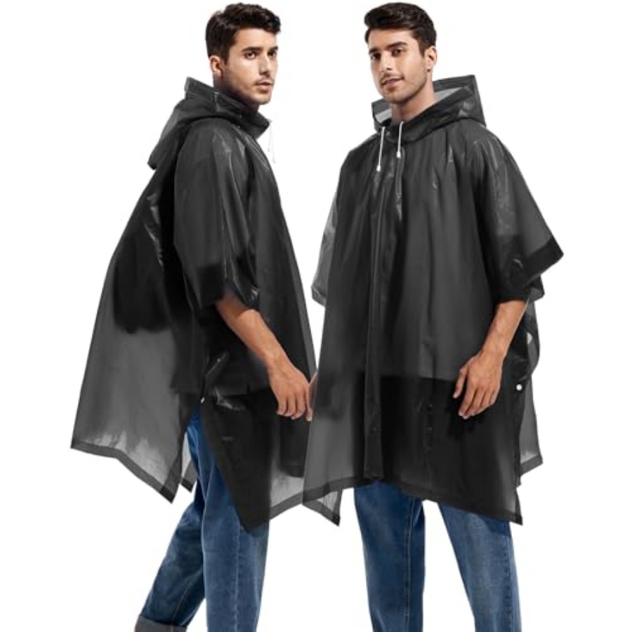 2 Pack Rain Ponchos for Adults - огляд і ціна Emergency Poncho Rain
