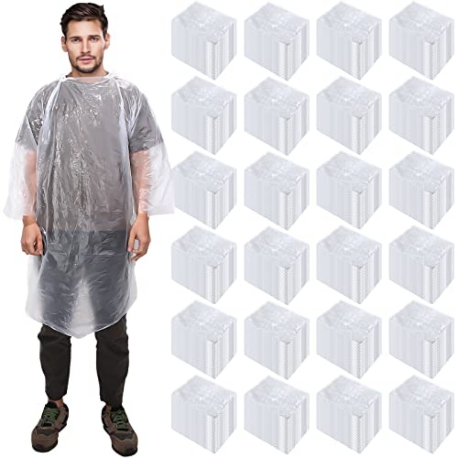 150 Pcs Disposable Rain Poncho - огляд і ціна Emergency Poncho Rain