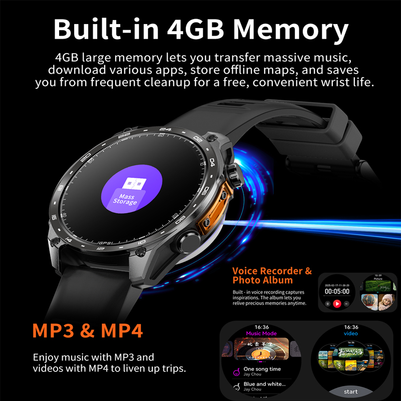 HD300 Pro Men Smart Watch AMOL - огляд і ціна Compass Lensatic
