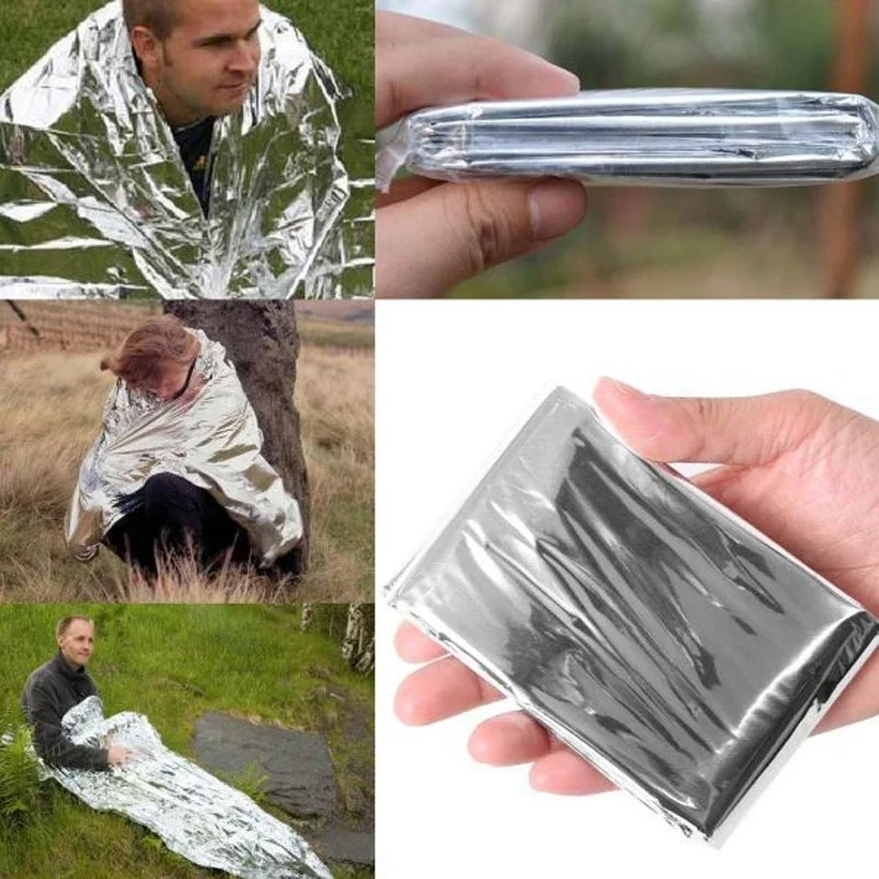 Emergent Blanket Mylar Thermal - огляд і ціна Emergency Mylar Tent