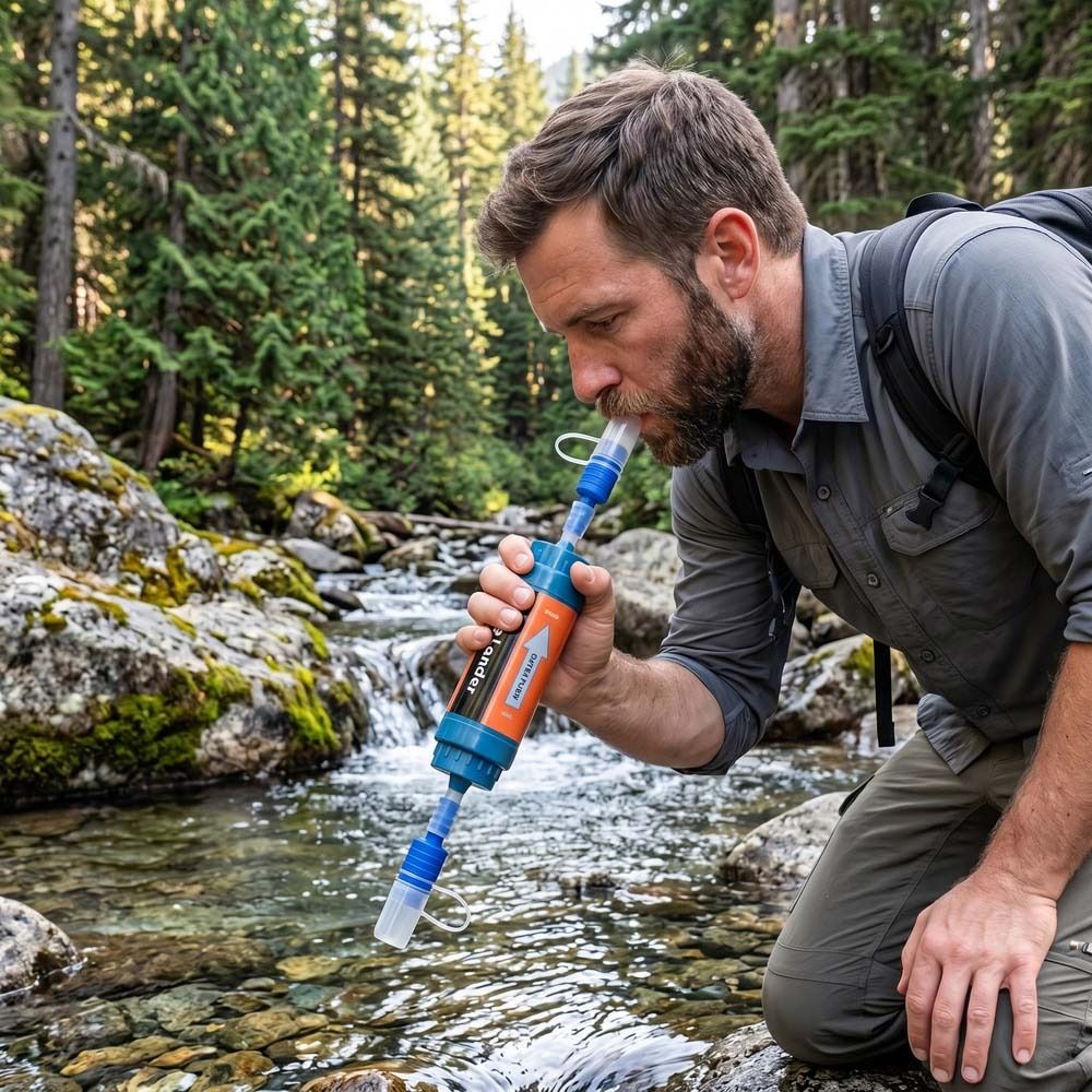 Mini Mini Water Filter Straw S - огляд і ціна Water Purification Straw