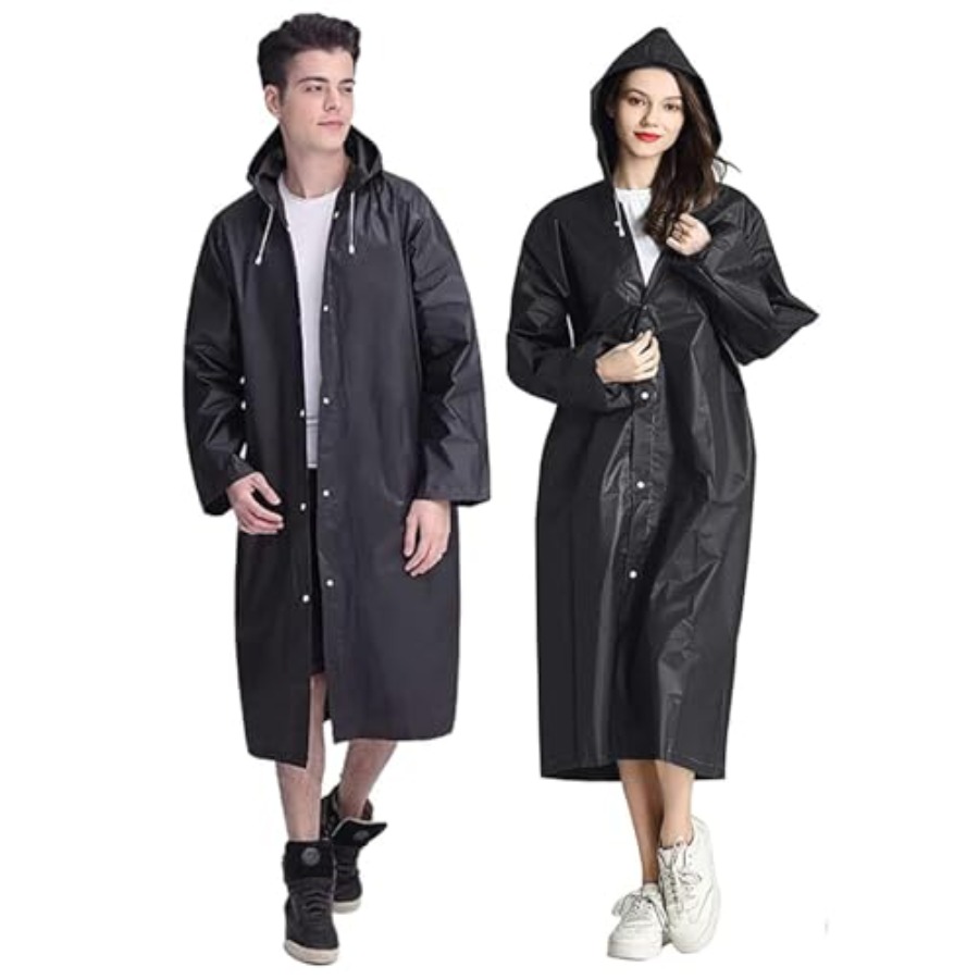 Rain Coat Poncho for Adult, 2  - огляд і ціна Emergency Poncho Rain