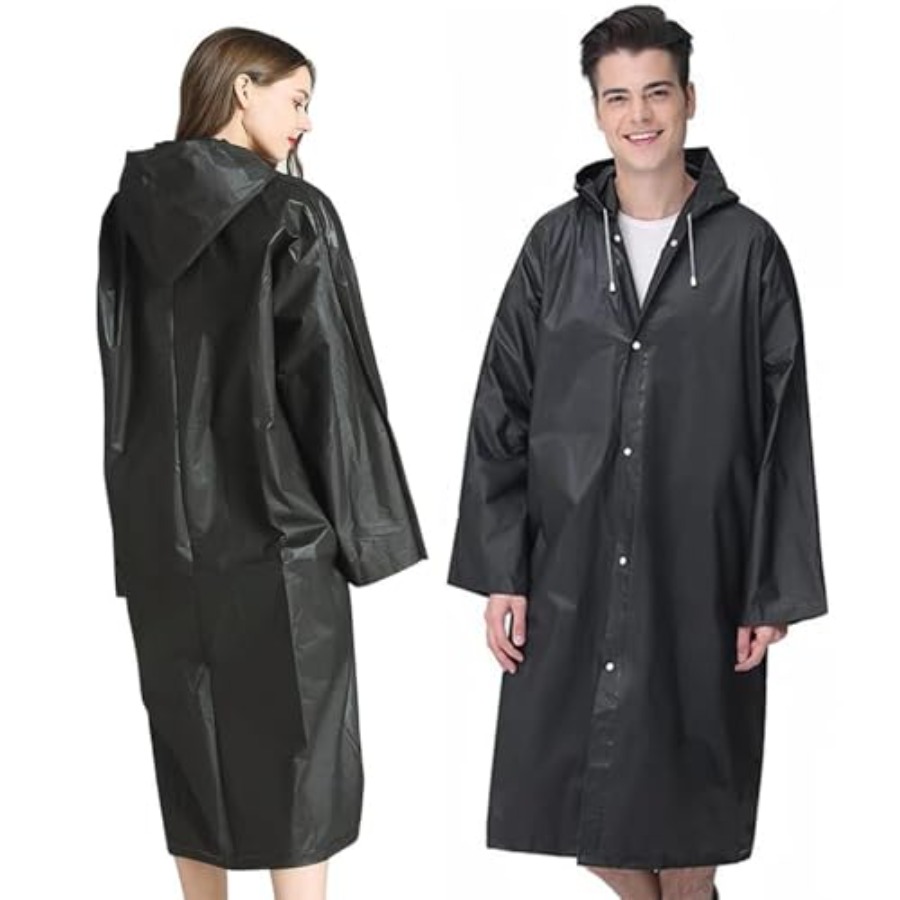 Rain Coat Poncho for Adult, 2  - огляд і ціна Emergency Poncho Rain
