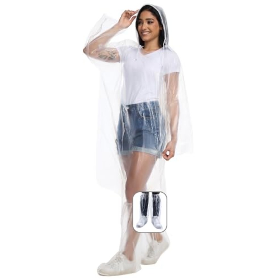 Disposable Rain Ponchos for Ad - огляд і ціна Emergency Poncho Rain