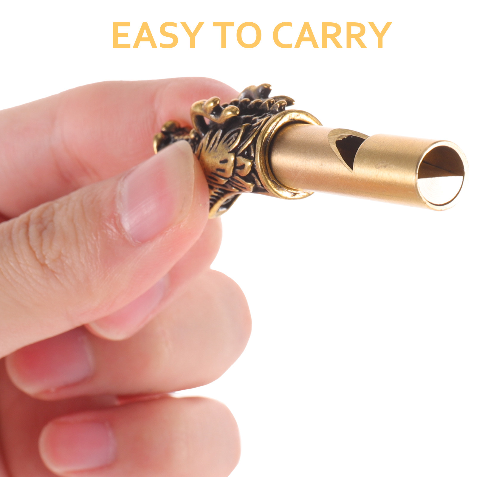 Delicate Brass Whistle Keychai - огляд і ціна Emergency Whistle Loud