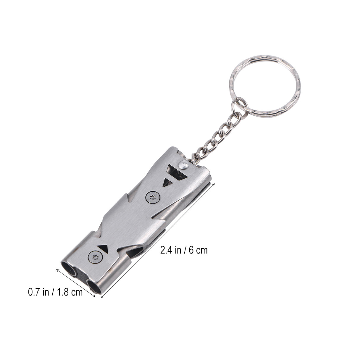1Pcs Double Tube Survival Emer - огляд і ціна Emergency Whistle Loud