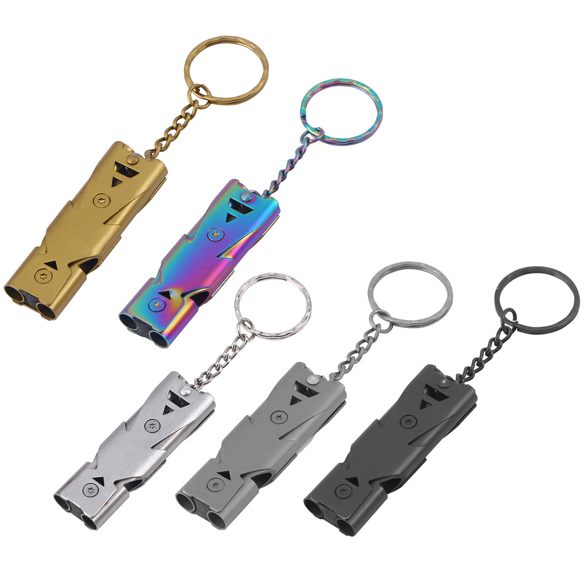 1Pcs Double Tube Survival Emer - огляд і ціна Emergency Whistle Loud