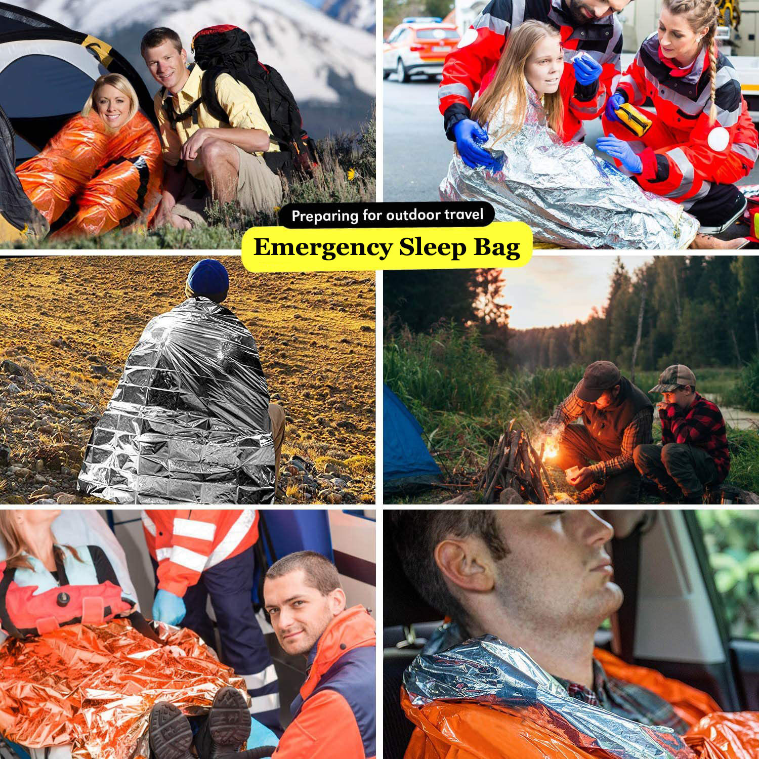 Portable Waterproof Emergency  - огляд і ціна Emergency Mylar Tent