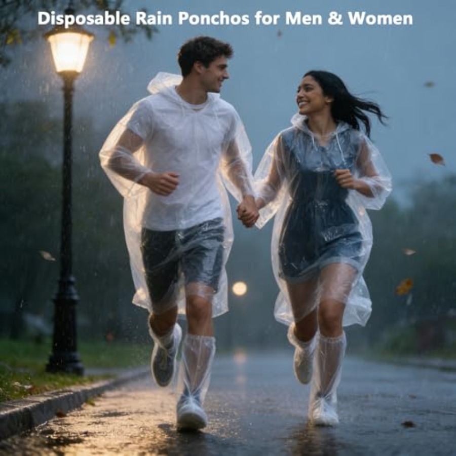 Disposable Rain Ponchos for Ad - огляд і ціна Emergency Poncho Rain