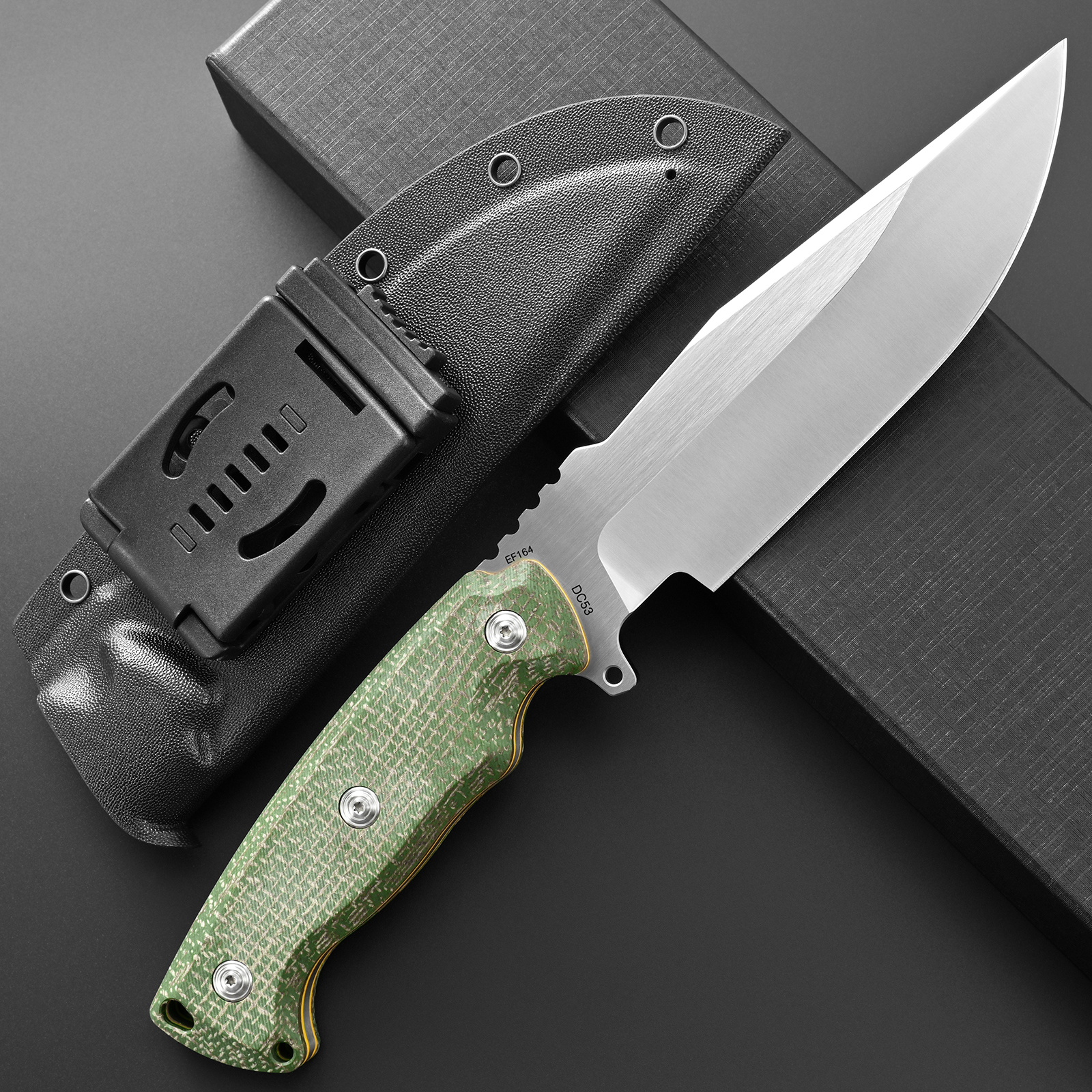 Eafengrow EF164 Fixed Blade Kn - огляд і ціна Bushcraft Knife Fixed