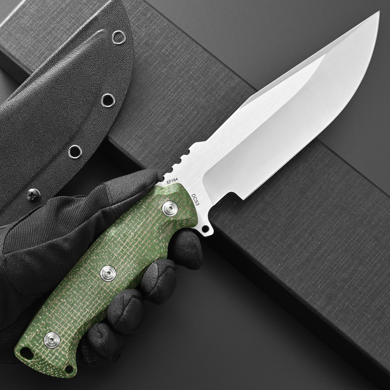 Eafengrow EF164 Fixed Blade Kn - огляд і ціна Bushcraft Knife Fixed