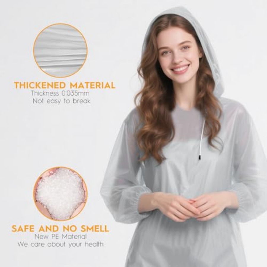 and and Disposable Rain Poncho - огляд і ціна Emergency Poncho Rain