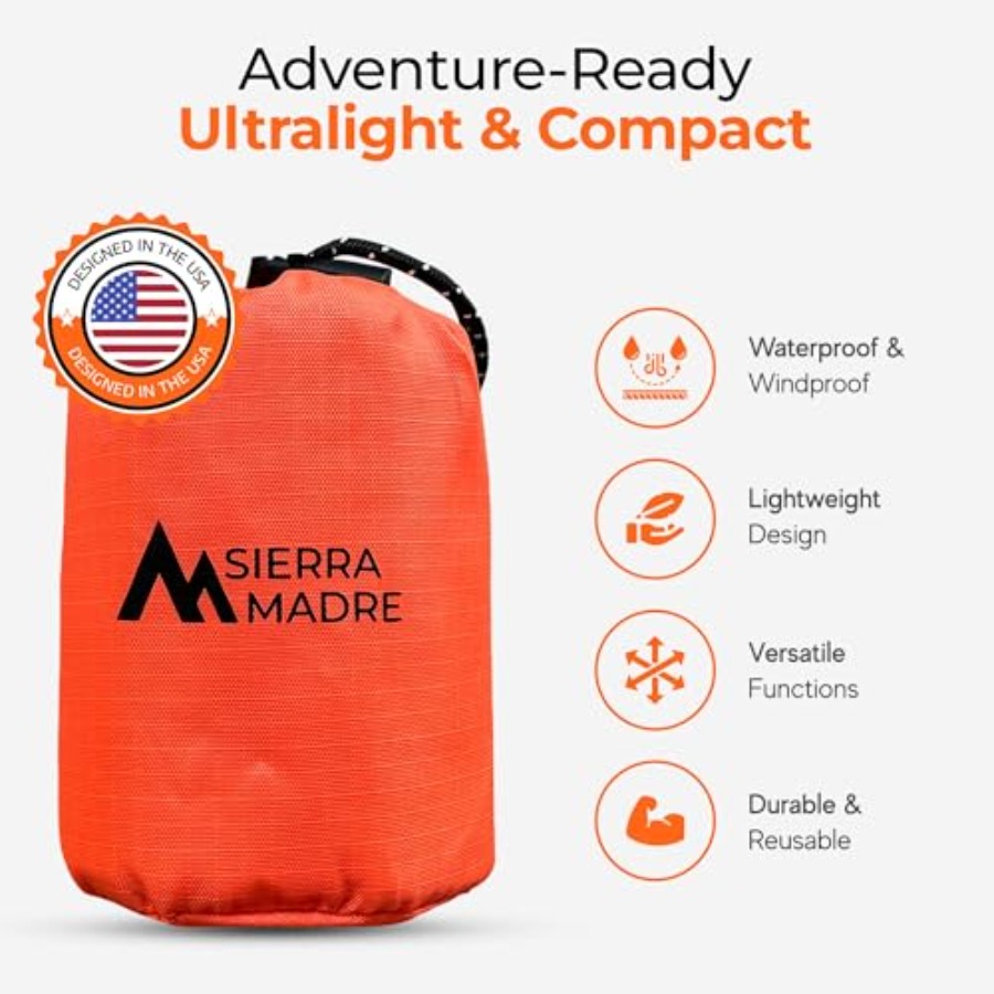 Emergency Sleeping Bag Ultrali - огляд і ціна Emergency Mylar Tent